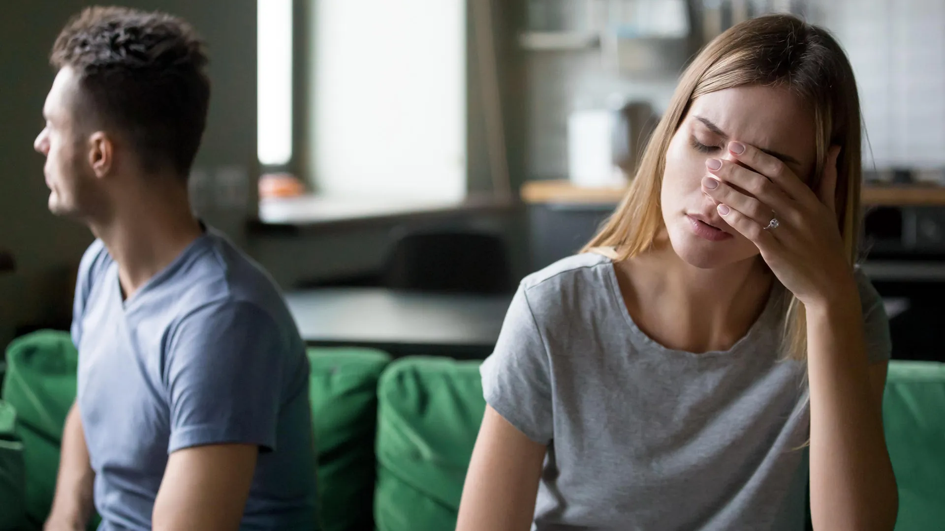 Ein paar streitet sich